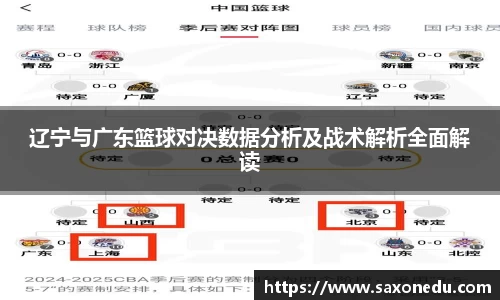 辽宁与广东篮球对决数据分析及战术解析全面解读